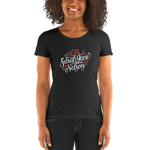 Sarah Jane Nelson Logo T-Shirt - Ladies' short sleeve fitted